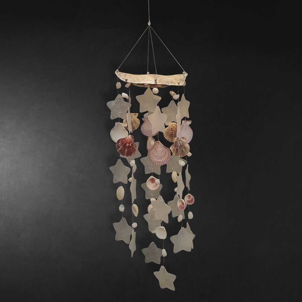 AuraChime™ | Premium Handcrafted Seashell Wind Chime