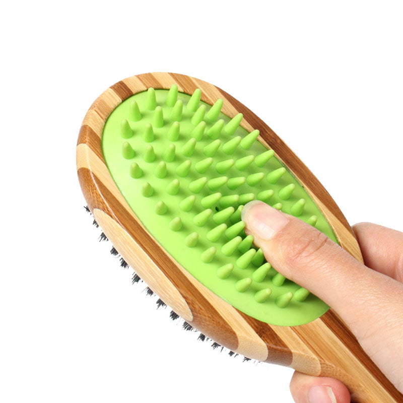 PurePaws™ | Double-Sided Bamboo Pet Brush