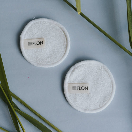 Reusable Bamboo Makeup Remover Pads X12 + Mesh Laundry Bag + Storage