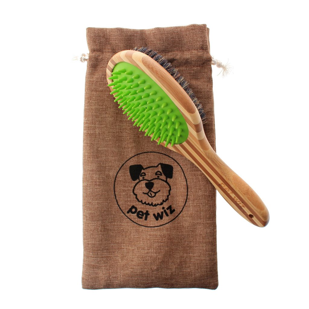 PurePaws™ | Double-Sided Bamboo Pet Brush
