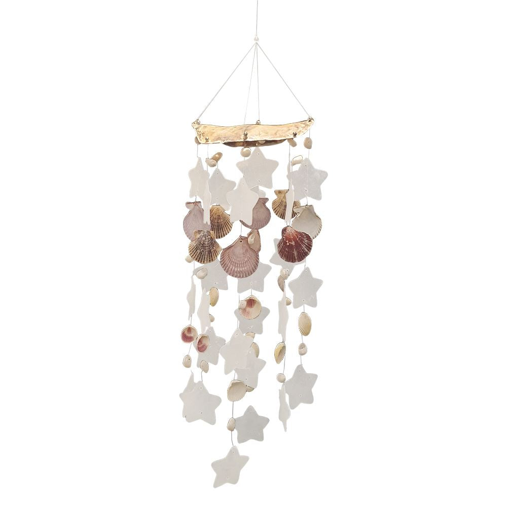 AuraChime™ | Premium Handcrafted Seashell Wind Chime