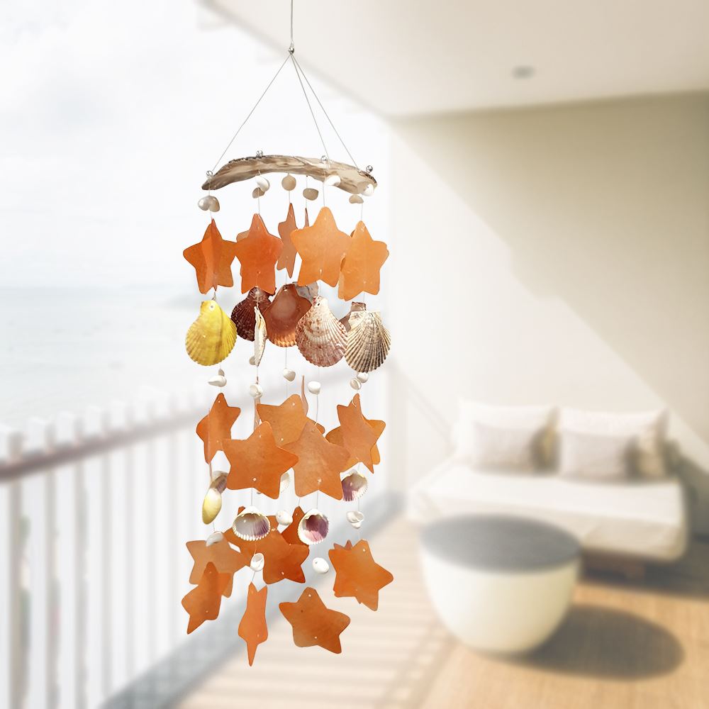 AuraChime™ | Premium Handcrafted Seashell Wind Chime